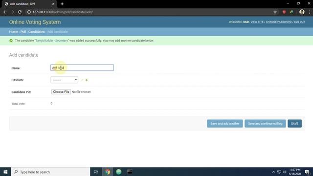 Online Voting System Using Django | Python смотреть онлайн