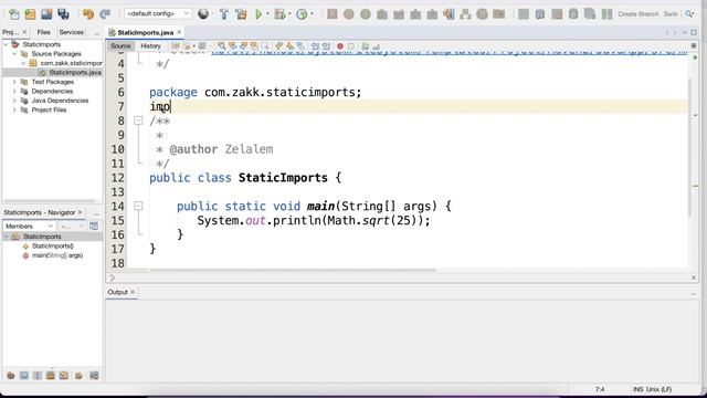 Java Programming 8 static imports смотреть онлайн