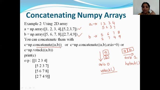 Working with NumPy - Concatenating Arrays смотреть онлайн