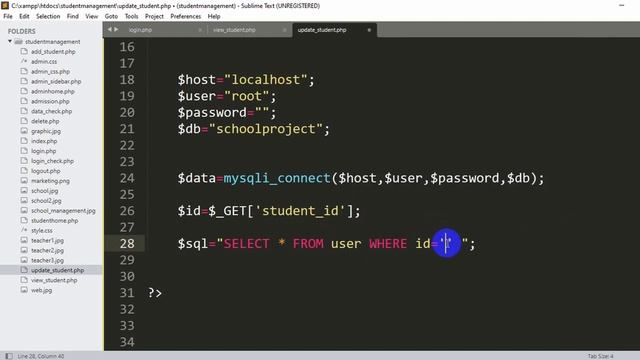#10 Update Student Data In PHP | Student Management System Project Tutorial In PHP For Beginners смотреть онлайн