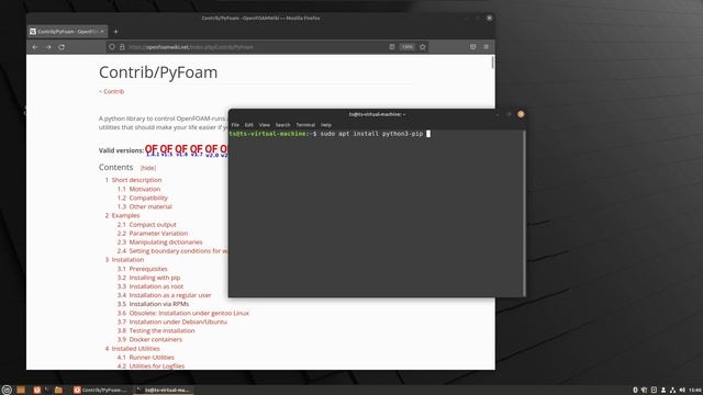 Install helpers 1 - pyFOAM смотреть онлайн