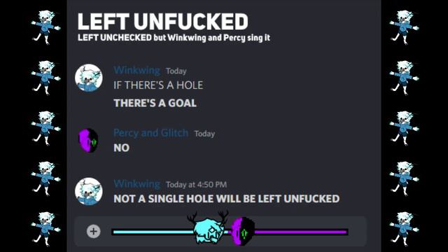 LEFT UNFUCKED - [FRIDAY NIGHT FUNKIN' LULLABY: LEFT UNCHECKED - BUT IT'S SUNG BY WHJINK AND PERCY] смотреть онлайн