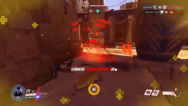 Overwatch Beta - Reaper Gameplay (Temple of Anubis) смотреть онлайн
