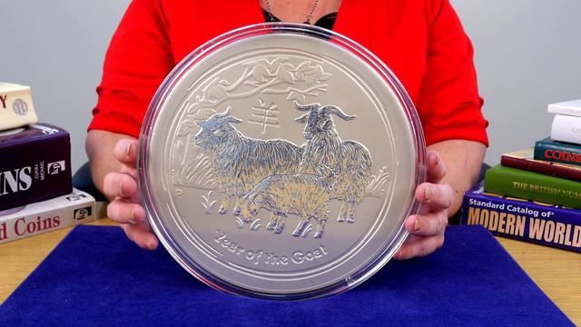 Perth Mint Year of the Goat 10 Kilo Silver Coin смотреть онлайн