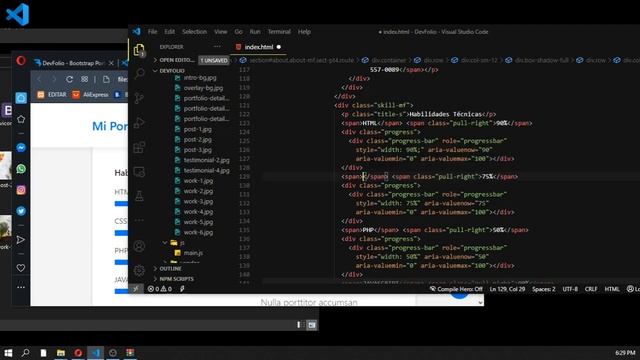Crear una página web de un curriculum vitae смотреть онлайн