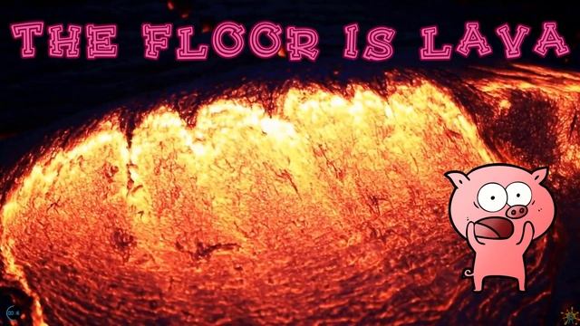 PIGGY! PIGS FLOOR IS LAVA GAME. EXERCISE BRAIN BREAK FOR KIDS ACTIVITY FUN LIKE FREEZE DANCE. смотреть онлайн