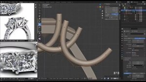 Blender3D Уроки по ювелирному делу. Урок №6 делаем кольцо