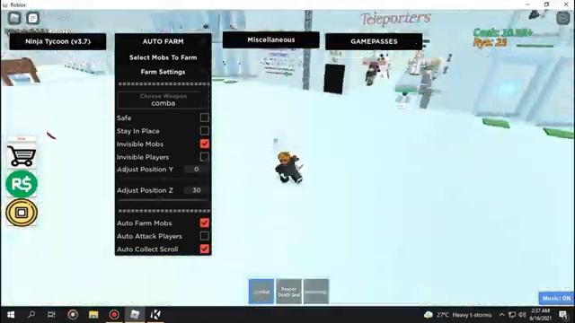 [WORKING!] ROBLOX NINJA TYCOON SCRIPT GUI | KILL OTHERS, KILL NPC, RYO FARM & MORE | PASTEBIN 2021 смотреть онлайн