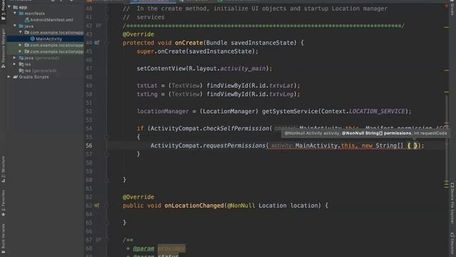 Android App - Location Manager смотреть онлайн
