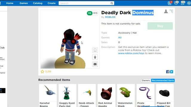 ROBLOX IS GIVING AWAY A DOMINUS FOR FREE (DEADLY DARK DOMINUS) смотреть онлайн