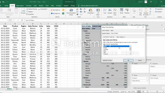 Advance Excel - Pivot Frequency Distribution смотреть онлайн