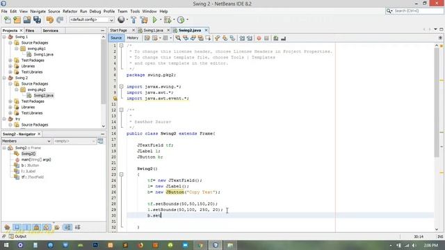 JAVA Swing 2 : How to copy Text from JTextField to JLabel on a JButton Click смотреть онлайн