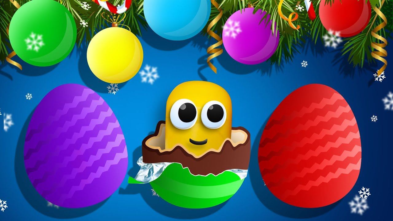НОВОГОДНИЕ серии про Яйца Сюрприз. Распаковка игрушек Вспыш, фигурок Смешарики и др. смотреть онлайн