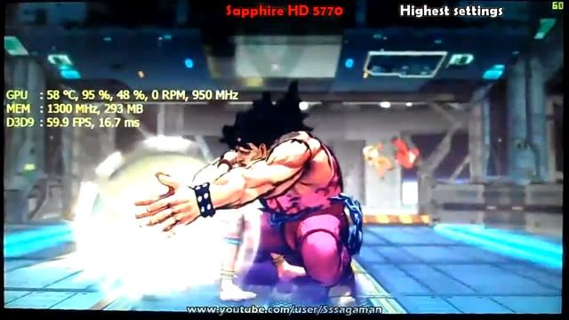 Ultra Street Fighter IV/4 on Radeon HD 5770 - 1080p Test смотреть онлайн