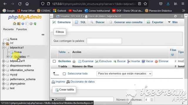Insert en MySQL con PHPMyAdmin Parte 1 смотреть онлайн