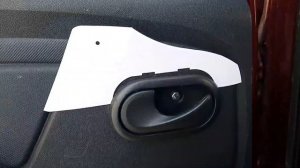 #ЛАРГУС  СТАВИМ ВНУТРЕННИЕ РУЧКИ НА ЗАДНИЕ ДВЕРИ ЛАДА ЛАРГУС