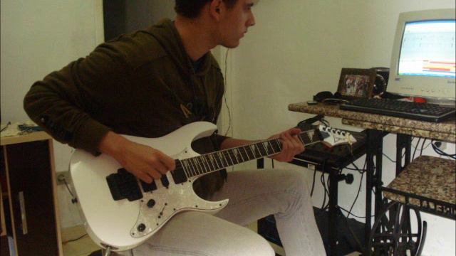 Ibanez rg 350 DX - guitar solo смотреть онлайн