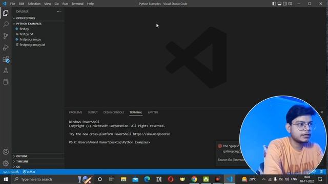 How to run " Hello Word Program " in Go Lang on Visual Studio (VSC) | Setup GoLang in Visual Studio смотреть онлайн