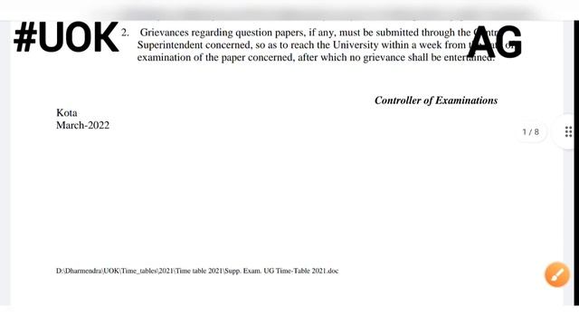 Kota University UG/PG Exam Form 2022 | uok exam form 2022 | Uok result 2021 latest updates смотреть онлайн