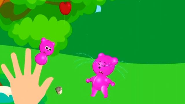 СЕМЬЯ ИЗ ПАЛЬЧИКОВ МИШКИ ГАММИ Веселье на Природе ! Английский для Детей Интересный Мультик смотреть онлайн