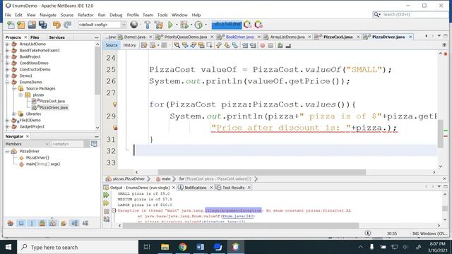 Java Enums смотреть онлайн