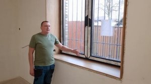 Оконные откосы из ЛДСП EGGER под дерево в частный дом