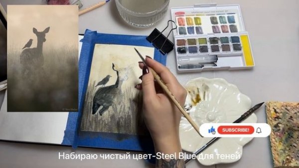 РЕЛАКС рисование Derwent Graphitint Paint Pan - Watercolor Graphite - set