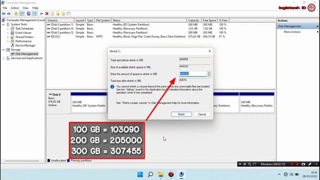 CARA MEMBUAT LOCAL DISK D WINDOWS 11 #Hardisk смотреть онлайн