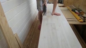 Откос из ламината. Недолго, недорого, несложно.