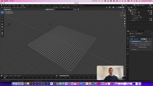 How To Create A Grid Wave Effect Using Blender смотреть онлайн