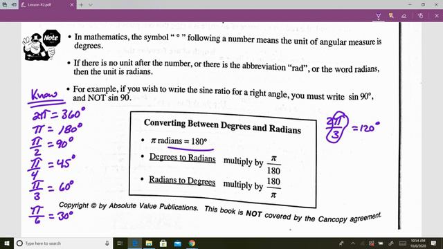 Lesson #2 Radians смотреть онлайн