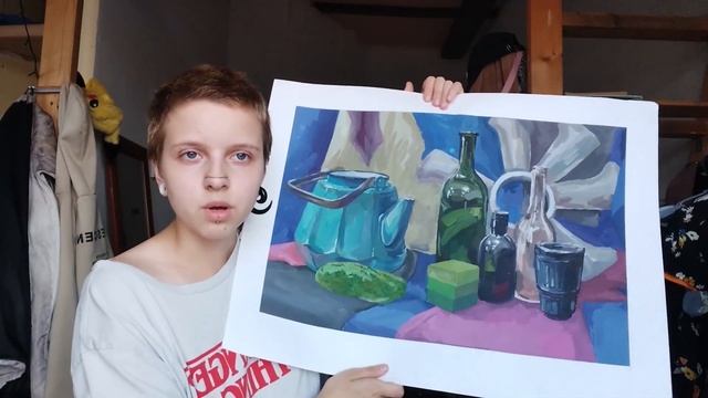 Обзор работ за ВТОРОЙ СЕМЕСТР | учеба в СПБГУПТД | живопись, рисунок, композиция смотреть онлайн