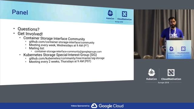 SIG Storage (K8s) Intro - Saad Ali, Google (Any Skill Level) смотреть онлайн