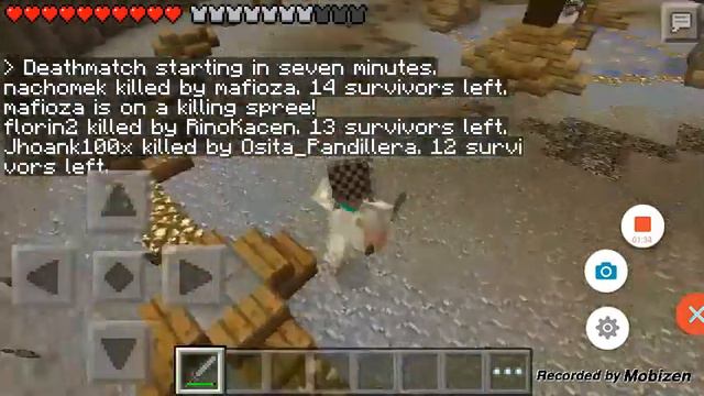 Играю на сервере HungerGames , minecraft pe смотреть онлайн