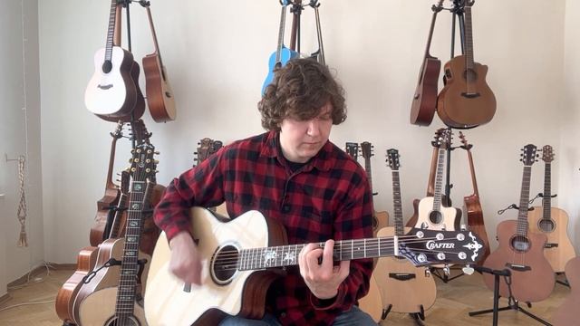 Палисандр VS Красное дерево! Гитары: Crafter SRP G -36ce и Крафтер PG G-MAHOce!!! смотреть онлайн