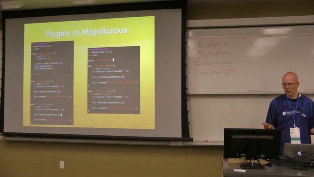 Openwest 2014 - Matt Monsen - Writing plugins for Mojolicious (46) смотреть онлайн
