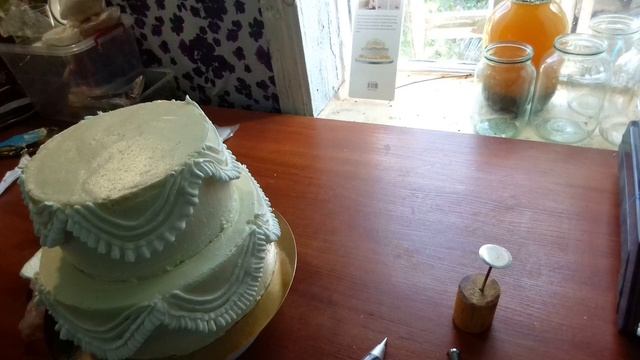 Золотая свадьба# 50 лет вместе# оформление тортика# Танюшкины вкусняшки смотреть онлайн