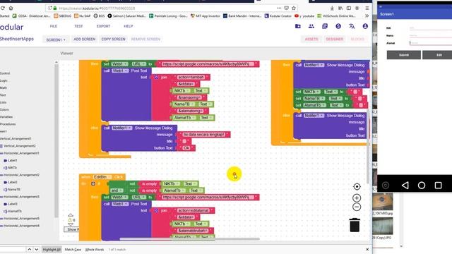 CRUD Spreadsheet (Update) + with Google Apps Script Kodular/App inventor смотреть онлайн