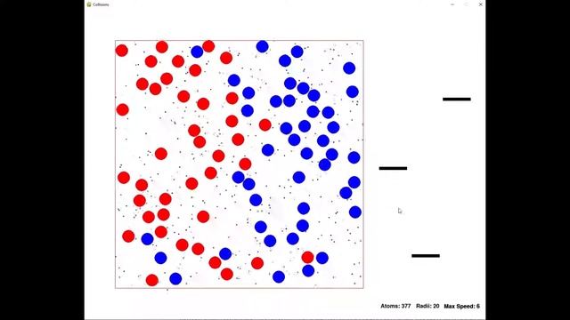 Elastic Collision Simulation in Python смотреть онлайн