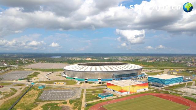 JAPOMA STADIUM DOUALA CAMEROON.a tour of this infrastructure смотреть онлайн