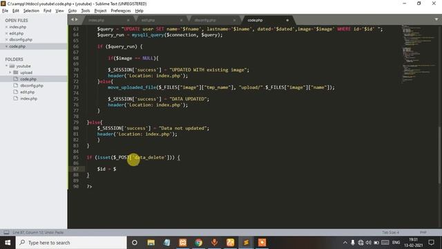 Remove data from database by ID in PHP MySQL | PHP смотреть онлайн