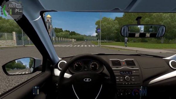 City Car Driving - Lada Granta FL l Standard Car l Normal Driving | 60FPS 1440p