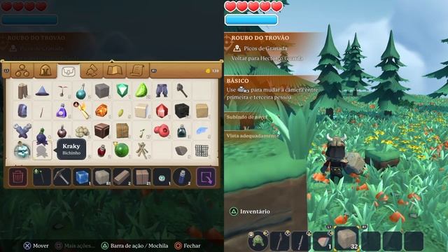 Portal Knights PS4 - Gameplay Split Screen смотреть онлайн