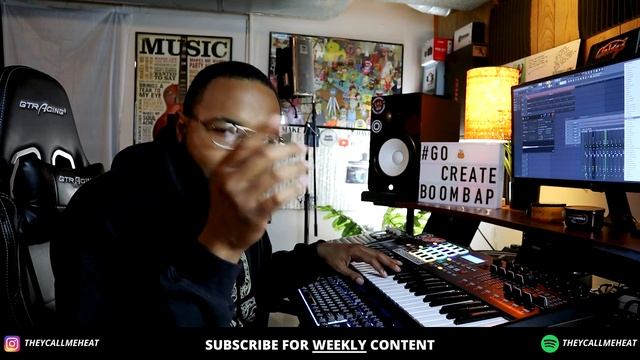this beat is way too FIRE!!! (making a boom bap beat fl studio) смотреть онлайн