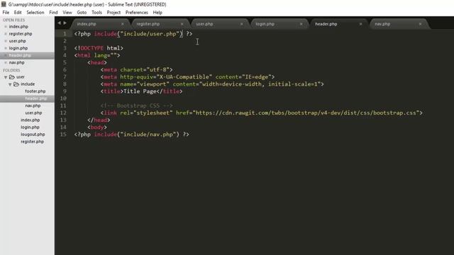 Build HTML and CSS Pages - Login And Registration With Email Verification In PHP OOP - part 2/6 смотреть онлайн