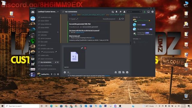 DayZ Custom Server Mods - console - New Discord JSON conversion bot release for PC offline mode смотреть онлайн