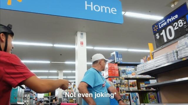 WHEELING THROUGH WORLDS BIGGEST WALMART (KICKED OUT) смотреть онлайн