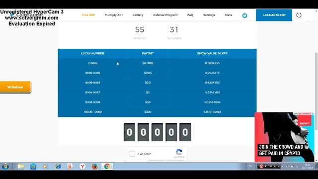 Ripple КРАН. Срочно собираем монету!!! FreeRipple. смотреть онлайн