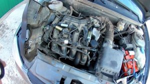 Замена свечей на приоре. Пробуем завестись на новых свечах.