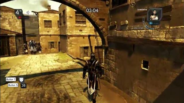 Assassin's Creed Revelations: Multiplayer gameplay (Deathmatch) [PC] смотреть онлайн